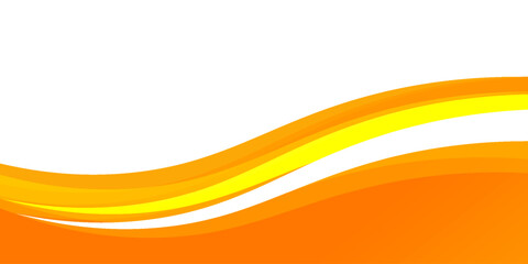 Abstract orange wavy business background. Vector illustration