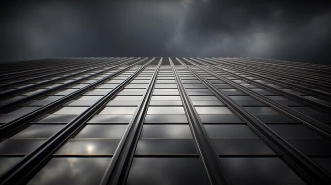 aerial view living in a city Rooftops of Paris at dusk