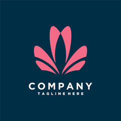 Elegant abstract floral logo icon design. Universal creative premium symbol. Graceful jewelry boutique vector sign.