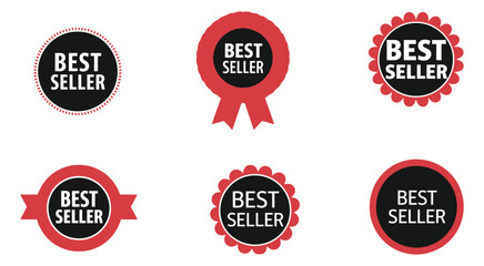 Best Seller Badges, professional illustrations