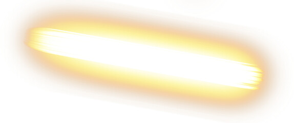 Ilustración abstracta con línea de luz blanca y amarilla. © NURIA