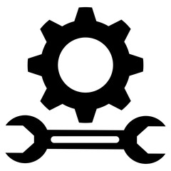 mechanical  glyph icon