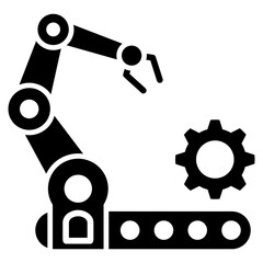 machinery  glyph icon