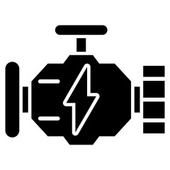 engine  glyph icon