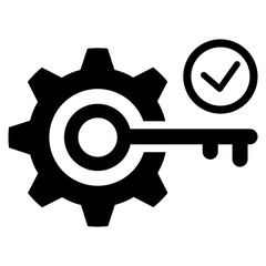 problem solving  glyph icon