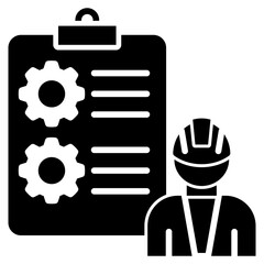 planning  glyph icon