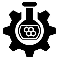 chemical  glyph icon