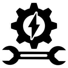 electrical  glyph icon