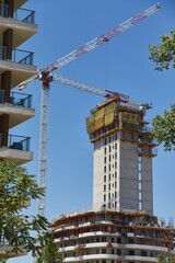 Urban Apartment Building Construction