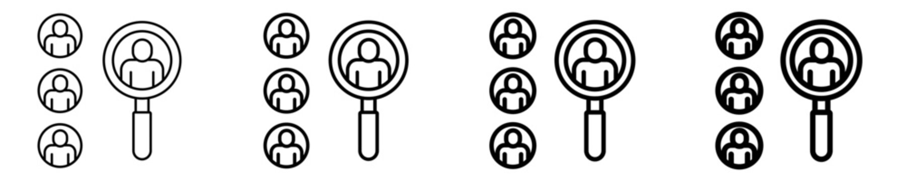 Data Sample Icon Set Different Style Collection