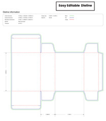 tuck end boxes reverse dieline template box dieline die lines packaging custom dieline  box cardboard box dieline pizza box dieline printable product packaging layout,
