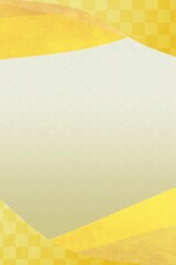 年賀状やお祝い 日本の和柄の金色の背景