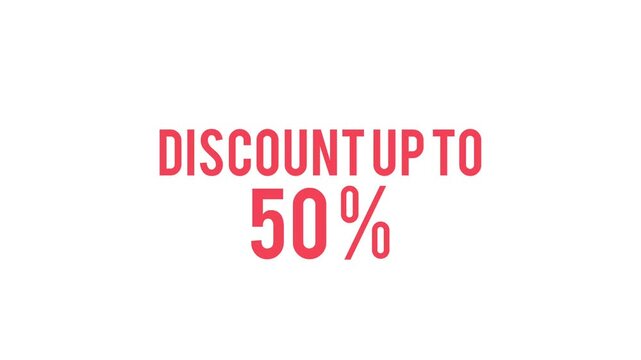Discount Up To 50 Off Promotion Sale Offer Marketing Advertisement.