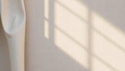 Neutral fabric texture with light and shadow play.