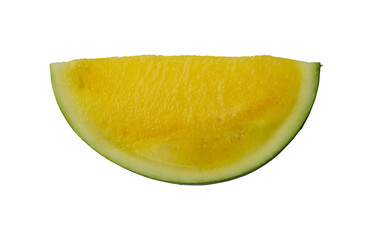 slice of watermelon isolated on white