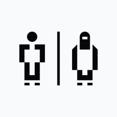 Arab Muslim Man and Woman Icon