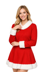 Holiday Advertising Woman Concept