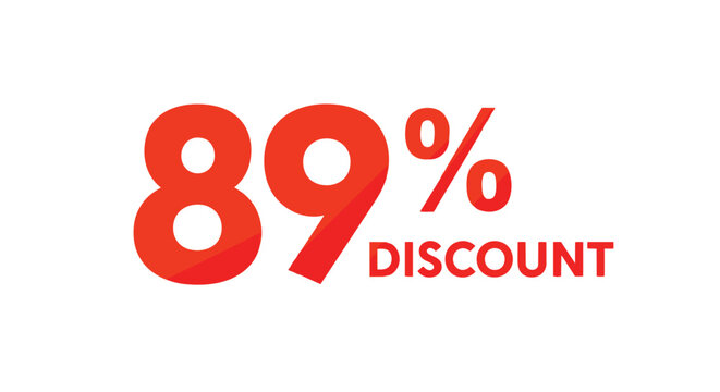 Experience extraordinary value with an incredible eighty-nine percent discount, ensuring remarkable savings on select products and services during