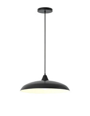 Modern and simple pendant light against an isolated background.