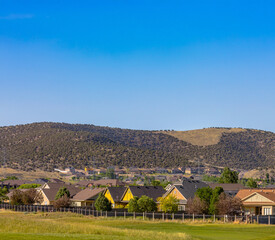 Homes near golf course in Eagle Mountain Utah