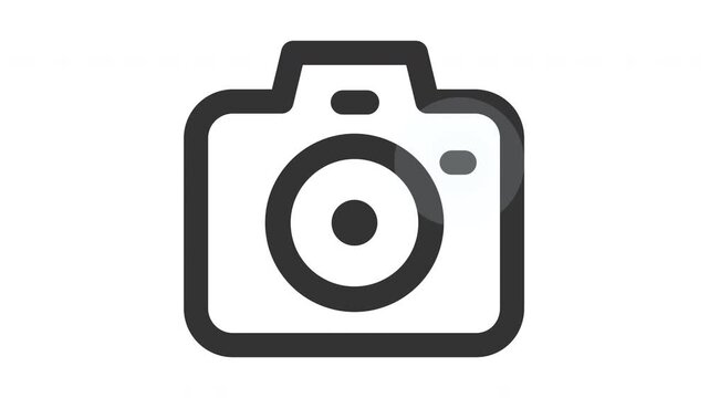 Animated camera icon