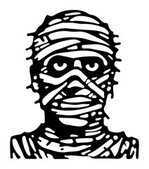 zombie monster dracula frankenstein mummy werewolf design cartoon set