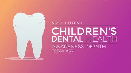 Celebrate National Children’s Dental Health Month with engaging motion graphics that promote oral hygiene, cavity prevention, and healthy smiles for kids.