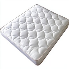 Fototapeta premium Experience blissful sleep on this new quilted mattress, promising comfort and support for a restful night every time, upgrade your bedroom today