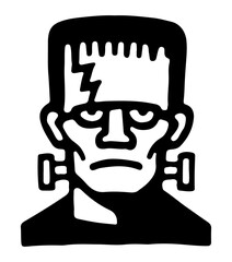 zombie monster dracula frankenstein mummy werewolf design cartoon set