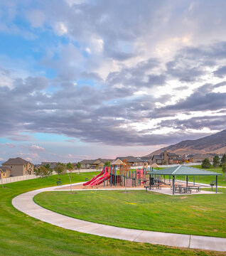 Saratoga Springs Utah playground and picnic area