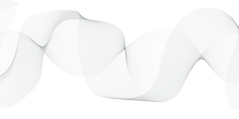Undulate Grey Wave Swirl, frequency sound wave, twisted curve lines with blend effect.