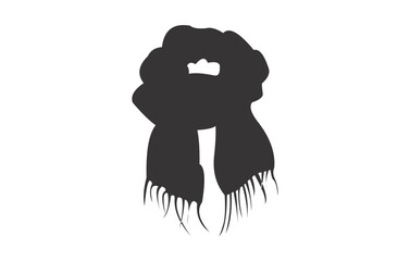 Winter Scarf as a Fashion Accessory, Not a Recognizable Person or Protected Property