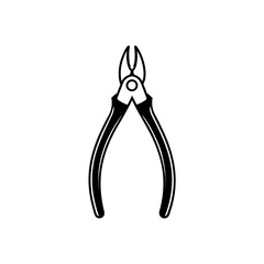 pliers on white background