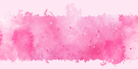 Freeze motion of pink powder exploding on white background.