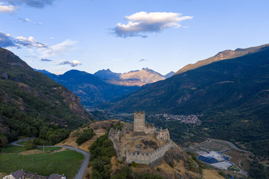 Castello di Cly above Saint-Denis - Aosta Valley, Italy