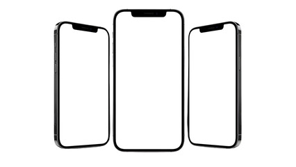 Realistic Smartphone Mockup with Empty Screen, Mobile App Presentation&rdquo;