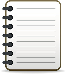 Note pad Vector Design 