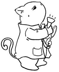 Cute Detective Kitty Graphics – Cartoon Cat Poses & Fun Mystery Items