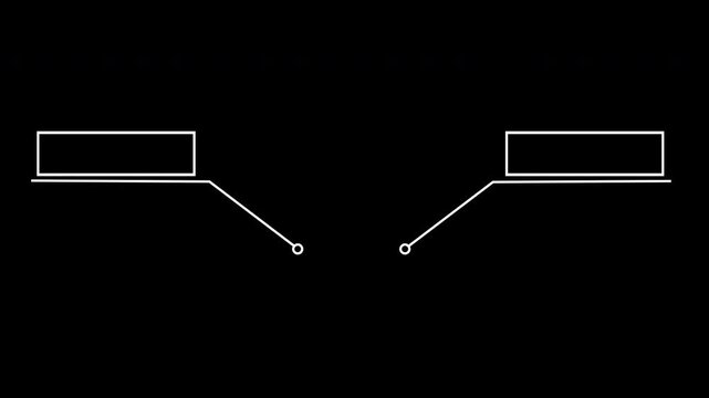 Symmetrical Dual HUD Callout Titles with Rectangular Frames for Data Comparison