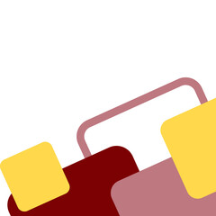 Geometric Business Corner Illustration 