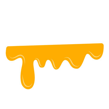 Flowing Melted Cheese Drip Border 