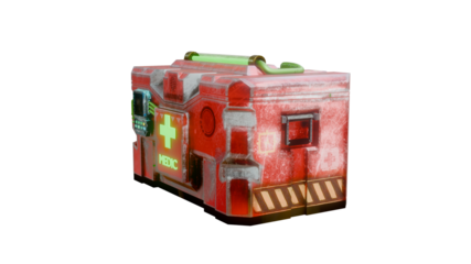 box medicine 3d model 