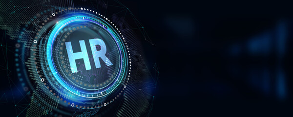 Business, Technology, Internet and network concept. Human Resources HR management concept. 3d illustration