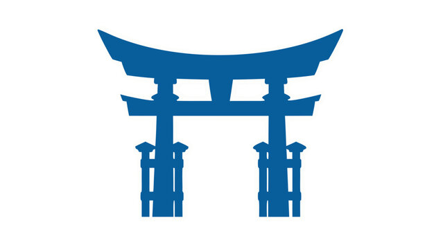 vector illustration of a chinese temple