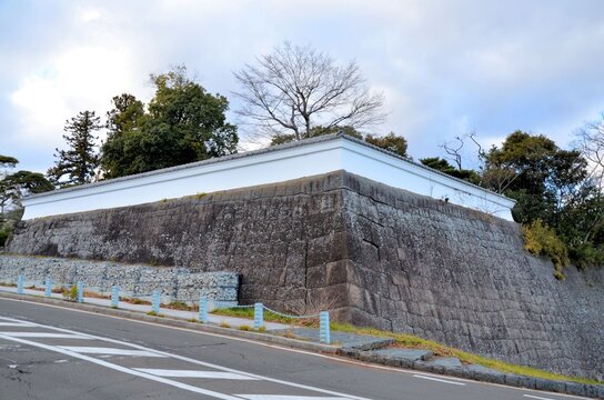 仙台城 大手門北側土塀
