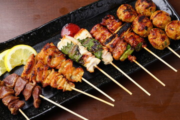 焼鳥の盛合せ