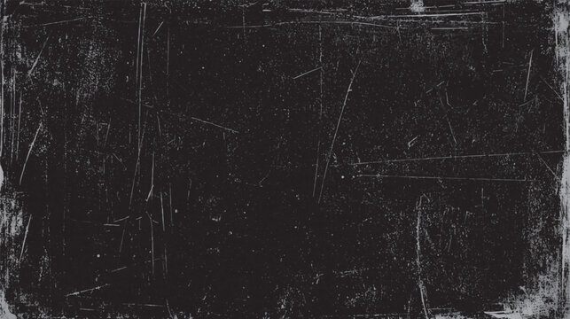 Dark textured background with numerous fine scratches and speckles creating a distressed grunge effect