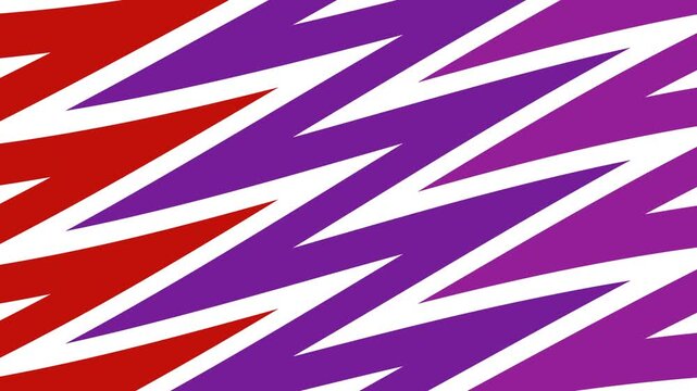 A seamless loop animation of a colorful zigzag pattern. Perfect for backgrounds or visual effects!