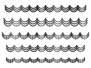 丸、半円ライン3重、19黒