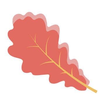 Vector colourful icon for Leaf fall